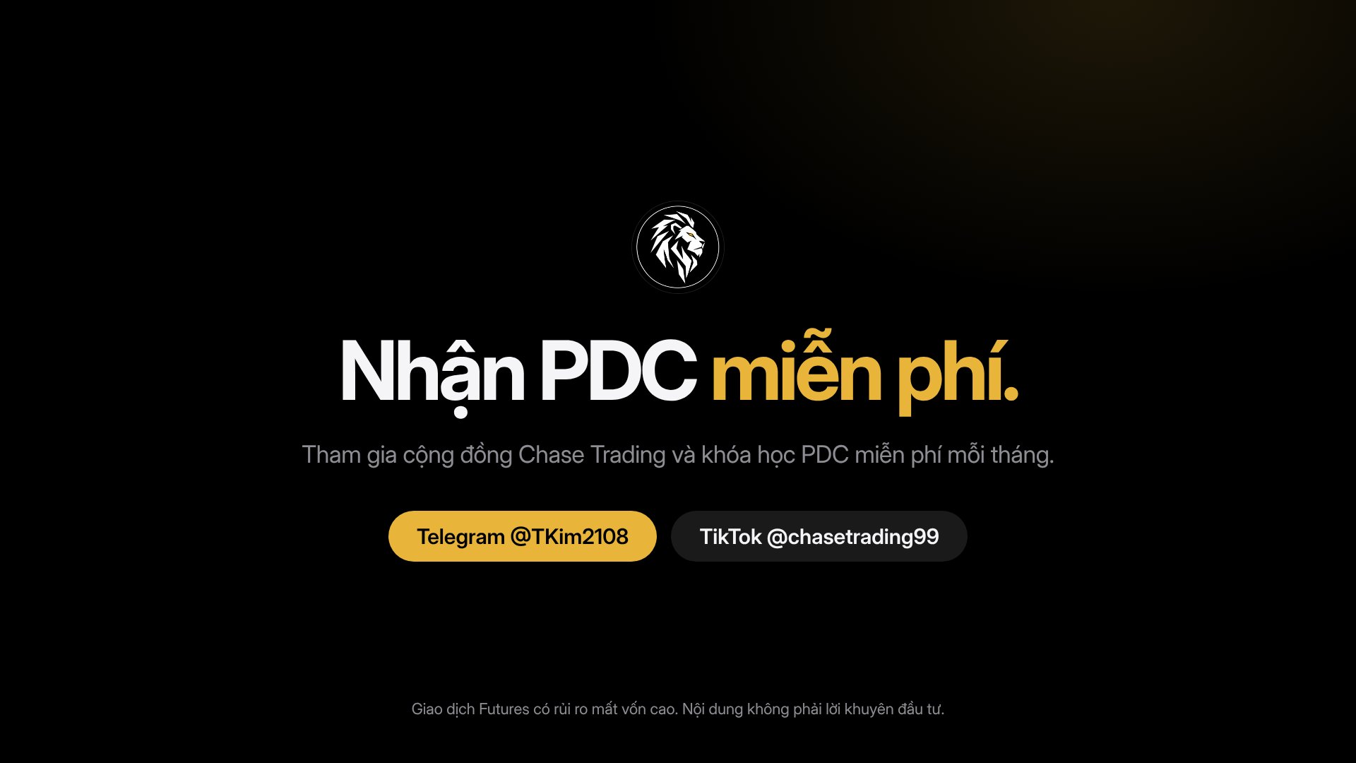 Nhận PDC miễn phí